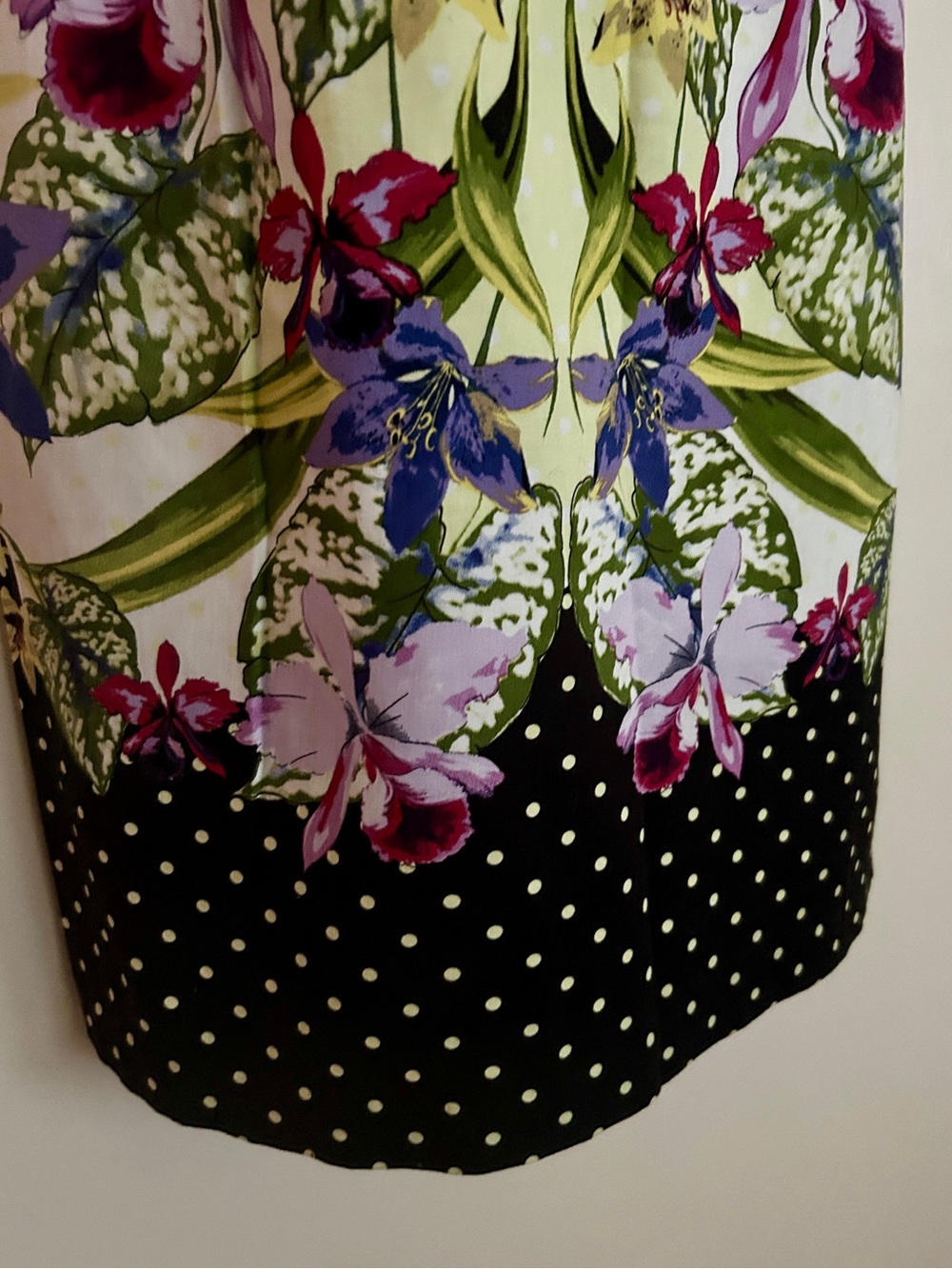 London Times Floral Shift Sleeveless Dress in Yellow, Purple, Green, Black - Picture 4 of 14